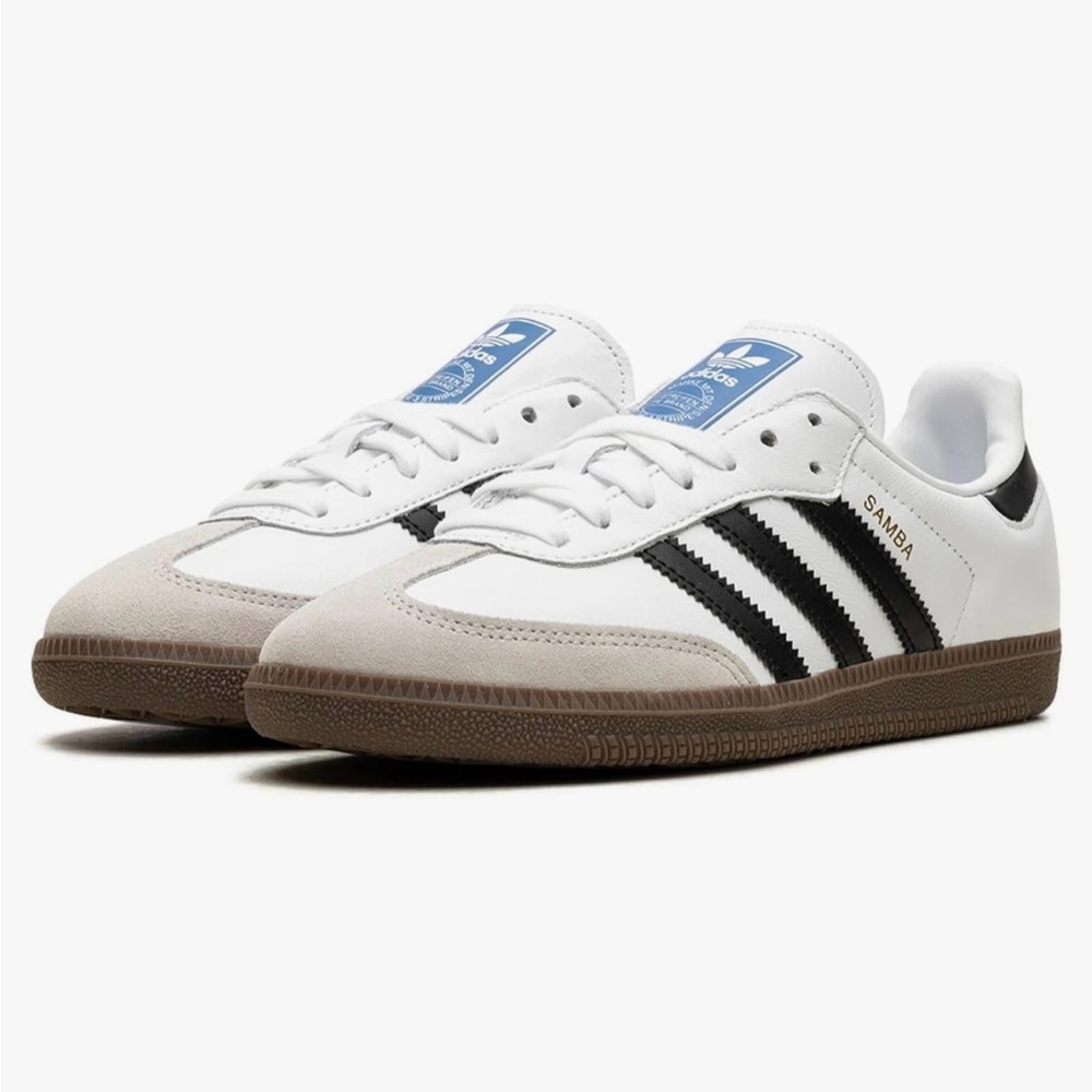 White Adidas Samba OG Sneakers